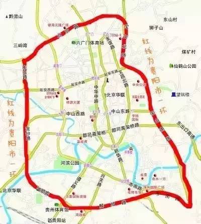 2019年贵阳限行规定:限行时间,区域,尾号图片